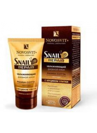 Novosvit Snail repair крем дневной 50мл д/лица увлажняющий с муцином улитки N 1