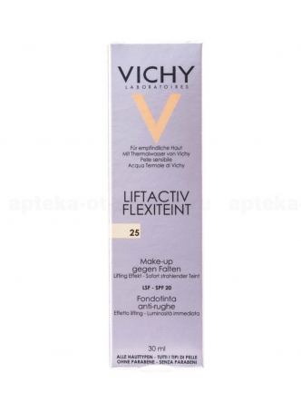 Vichy ЛифтАктив Флексилифт крем тональн SPF20 тон 25 телесный 30мл против морщин N 1 оптом