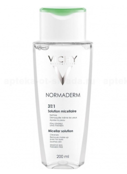 Vichy Normaderm набор лосьон мицеллярный 200мл д/пробл чувствит кожи лица 3в1 N 2