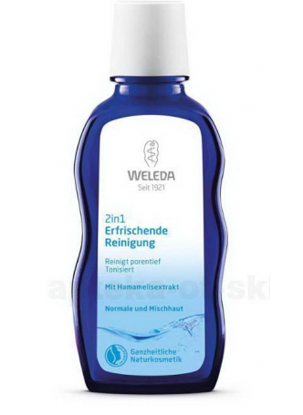 Weleda Средство освежающее очищающее 2 в 1 для нормальной и смешанной кожи 100мл N 1 оптом