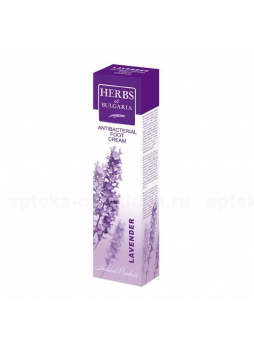 Herbs of Bulgaria Lavender Крем для ног антибактериальный 75мл N 1