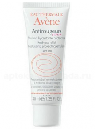 Avene антиружер дневная увлажняющая эмульсия от покраснений кожи 40 мл N 1