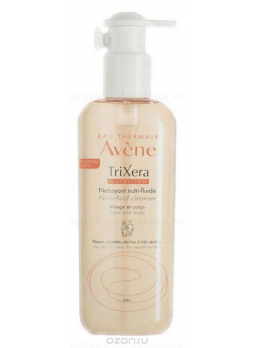 Avene Trixera питательный очищающий гель д/лица и тела д/всей семьи д/сух/чувств кожи 400мл N 1