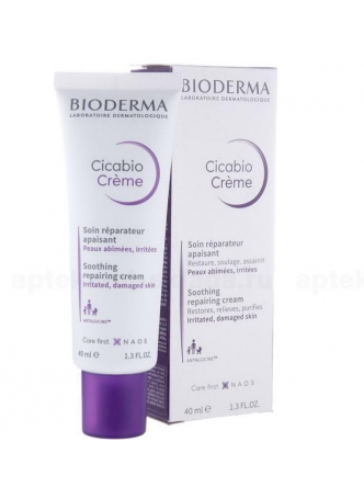 Bioderma cicabio восстанавливающий успокаивающий крем 40 мл N 1 оптом