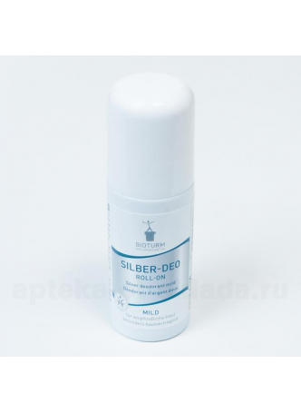 Bioturm шариковый дезодорант с серебром д/чувст кожи свежий аромат 50мл N 1