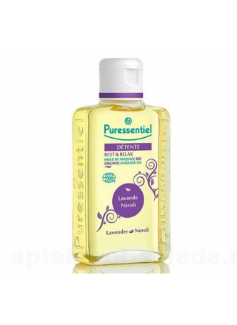Puressentiel масло массажное органич-е отдохнуть и расслабиться лаванда/нероли 100мл N 1 оптом