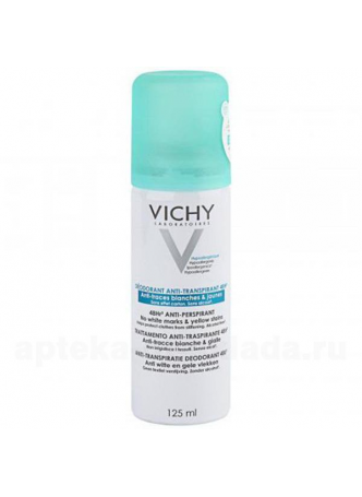 Vichy дезодорант-антиперсп 125мл спрей-аэрозоль пр/белых/желтых пятен 48ч N 1 оптом