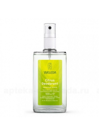 Weleda цитрусовый дезодорант 100 мл N 1