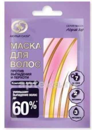 Акулья сила маска д/волос 25мл против выпадения/перхоти N 1 оптом