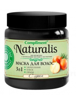 COMPLIMENT Naturalis маска д/волос 3в1 с луком 500мл N 1