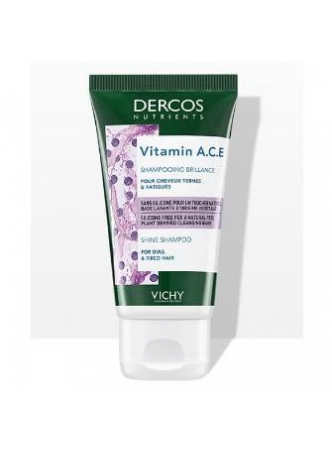 Vichy dercos nutrients витаминный шампунь д/блеска волос 50 мл N 1