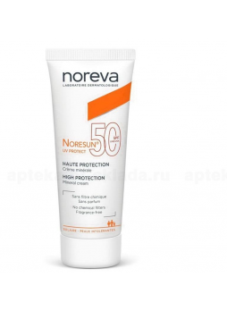 Noreva норесан УФ протект минеральный крем с высок степенью защиты spf 50 40 мл N 1