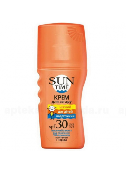 Sun Time крем д/загара д/детей SPF30 спрей 150 мл N 1