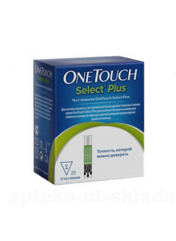 Тест-полоски One Touch select plus N 25