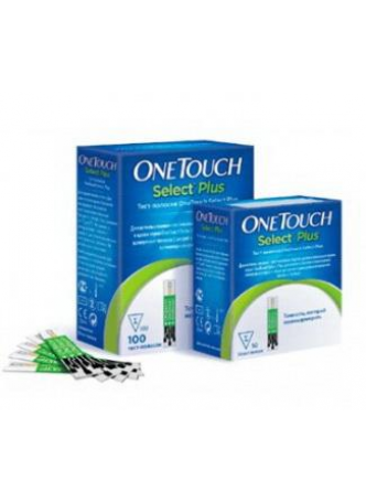 Тест-полоски One Touch select plus N 25 оптом