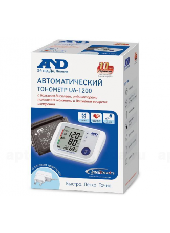 Тонометр AND UA-1200 /автомат/адаптер/большой дисплей N 1 оптом