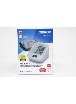 Тонометр Omron M 2 basic автомат на плечо + адаптер N 1