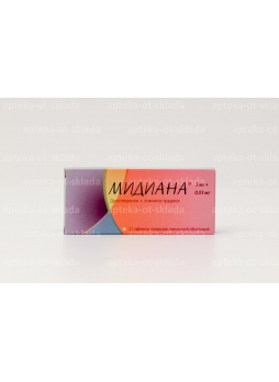 Мидиана 3мг+0,03 тб п/о N 21