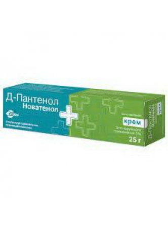 Д-пантенол Новатенол крем 5% д/наруж прим 25г N 1 оптом
