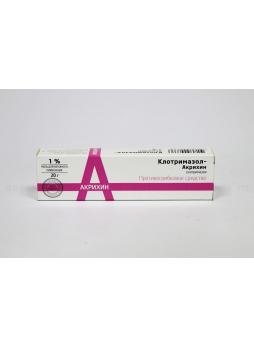 Клотримазол Акрихин мазь 1% 20 г N 1