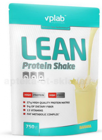 Lean Protein Shake порошок д/приг коктейля со вкусом банана 750г пакет N 1 оптом