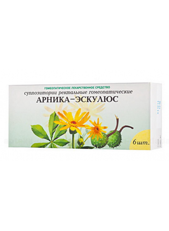 Арника-эскулюс суппозитории ректальные гомеопатические N 6 оптом