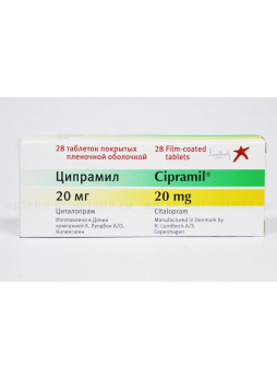 Ципрамил тб п/о 20мг N 28