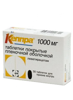 Кеппра тб п/о плен 1000мг N 30