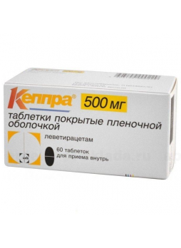 Кеппра тб п/о плен 500мг N 60