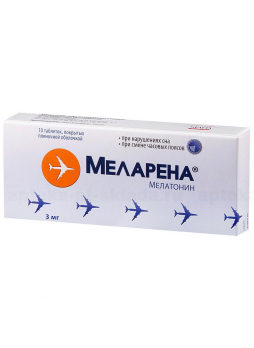 Меларена тб п/о плен 3 мг N 10