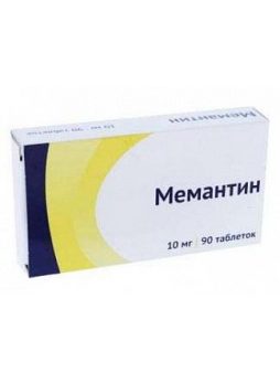 Мемантин Озон таб п/о плен 10мг N 90