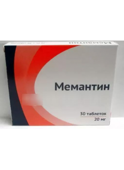 Мемантин Озон таб п/о плен 20мг N 30