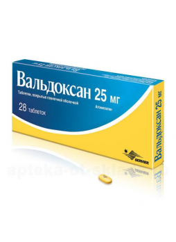 Вальдоксан таб п/об 25мг N 28