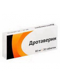 Дротаверин таб 80мг N 20