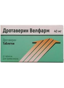 Дротаверин Велфарм таб 40мг N 60