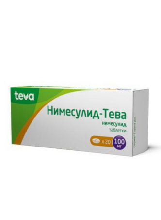 Нимесулид Тева тб 100мг N 20