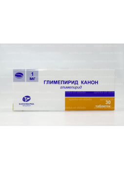Глимепирид Канон тб 1 мг N 30