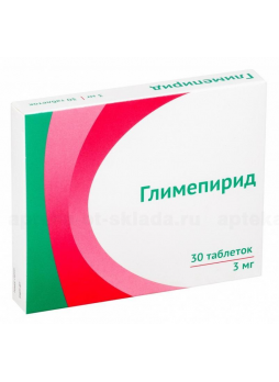 Глимепирид Озон тб 3 мг N 30