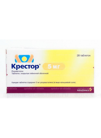 Крестор тб п/о 5мг N 28 оптом