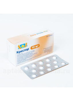 Крестор тб п/о плен 10мг N 98