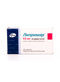 Липримар тб п/о плен 10мг N 100
