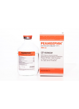 Реамберин р-р д/инф 1.5% фл 400мл N 1