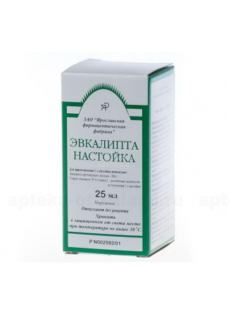 Эвкалипта настойка фл 25мл N 1 оптом
