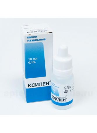 Ксилен капли в нос 0.1% фл п/э 10мл N 1 оптом
