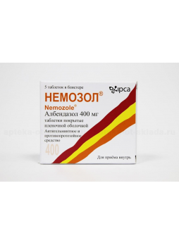 Немозол тб п/о 400 мг N 5