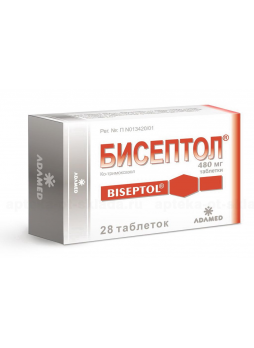 Бисептол тб 480 мг N 28