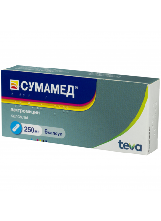 Сумамед капс 250мг N 6 оптом