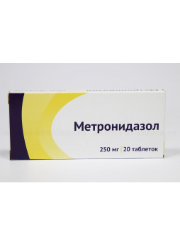 Метронидазол тб 250мг N 20