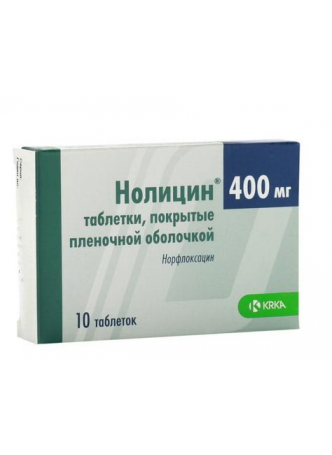 Нолицин тб 400мг N 10