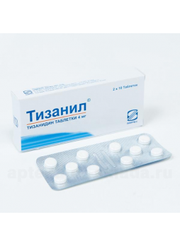 Тизанил тб 4 мг N 20